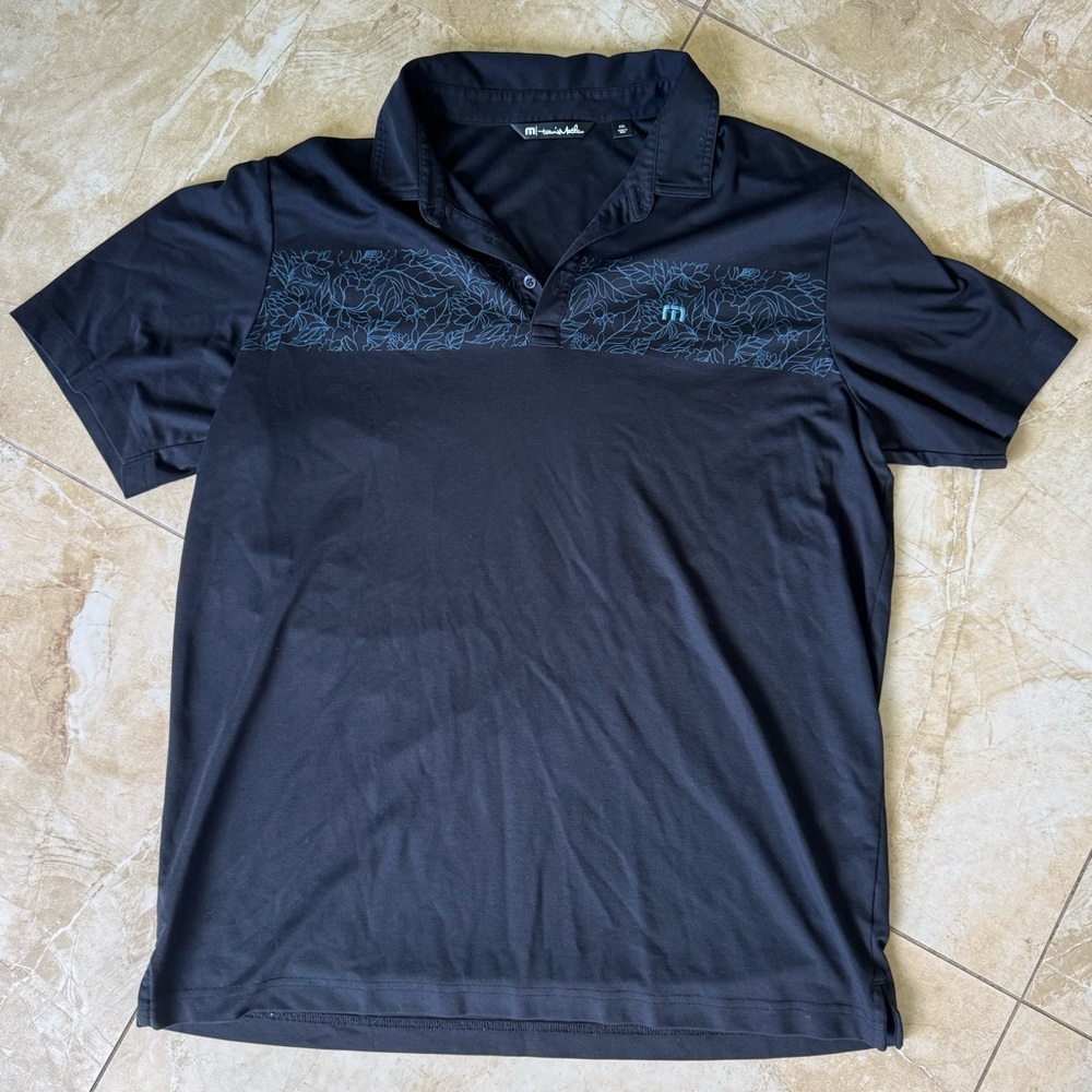 Black Travis Matthew Golf Polo